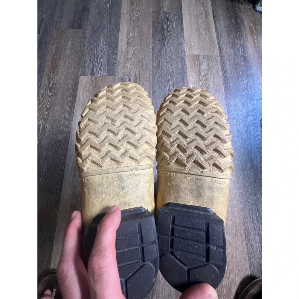Servus Firefighter Boots Mens 10‎ Wide Black Good Rubber Waterproof Made in USA